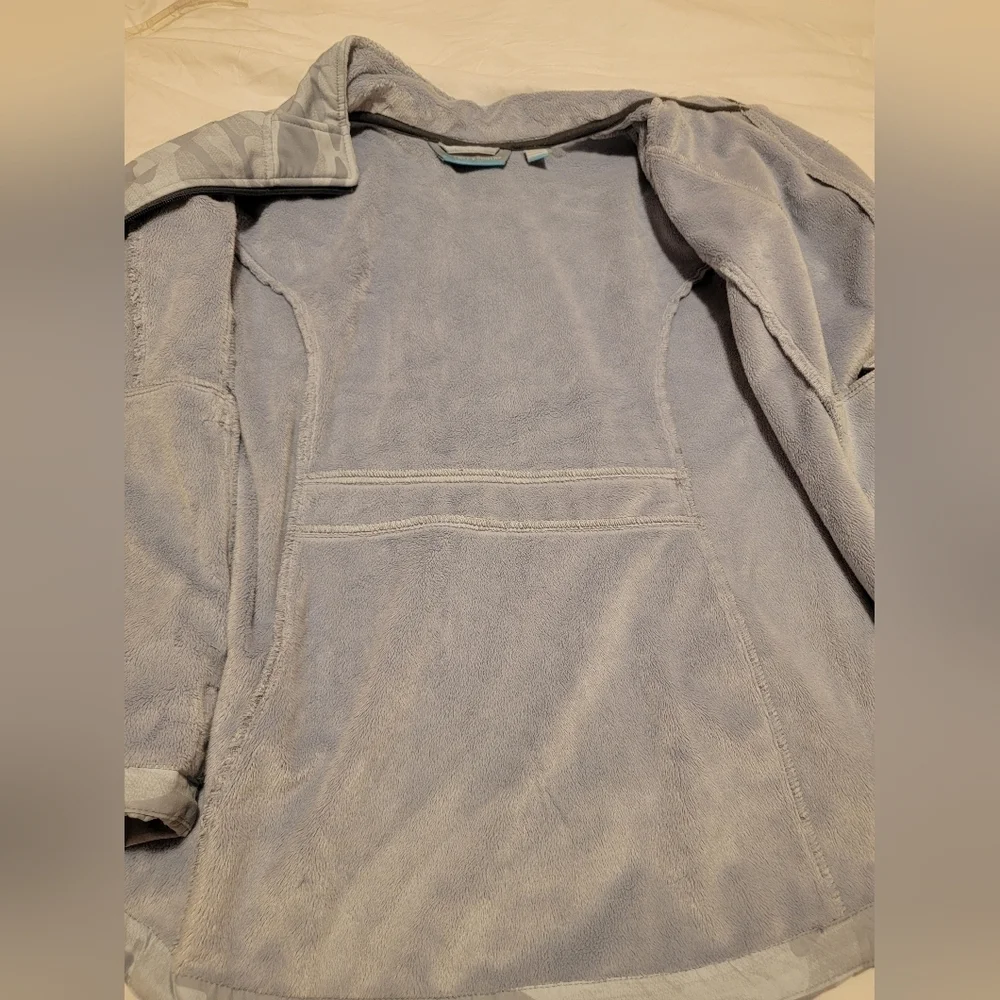 Free Country Camo Jacket Grey White Womens Size XL Hunt Camp Fishing Gorpore